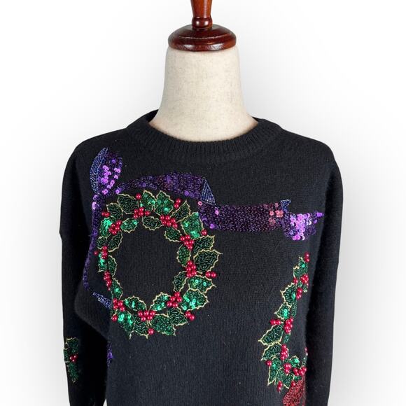 Vintage Marisa Christina Christmas Sweater Large - Picture 2 of 9